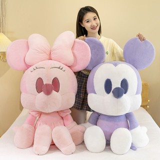 娃娃 抱枕 抱枕娃娃💕 【最火】米奇米妮毛絨玩具公仔米老鼠兔絨玩偶陪睡布娃娃生日禮物 靠墊 大抱枕 睡覺抱枕
