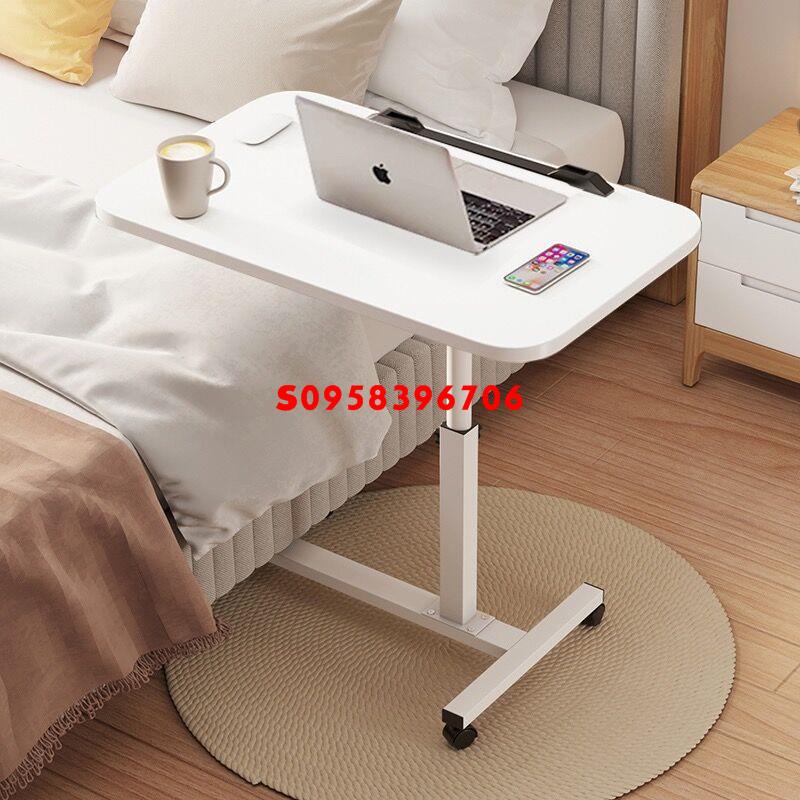 床邊桌可旋轉床邊桌可移動可升降桌折疊電腦桌沙發邊桌子家用
