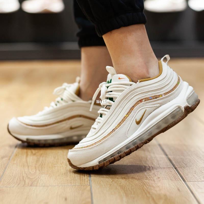 Nike Air Max 97 Cork 米白子彈休閒百搭運動鞋 DC4012-100男女鞋