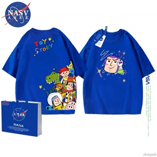 【限時下殺】NASA聯名玩具總動員兒童短袖t恤男女童夏季卡通洋氣中大童親子裝