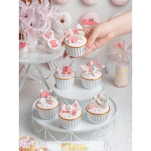 滿299出貨 仿真麵包 蛋糕模型 擺飾 蛋糕模型仿真甜甜圈雪糕粉色假甜品裝飾擺件可愛兒童生日拍照道具