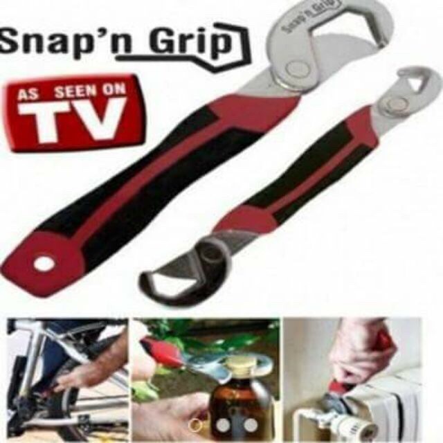 Snap And Grip Universal Socket Open End Wrench Adjustable