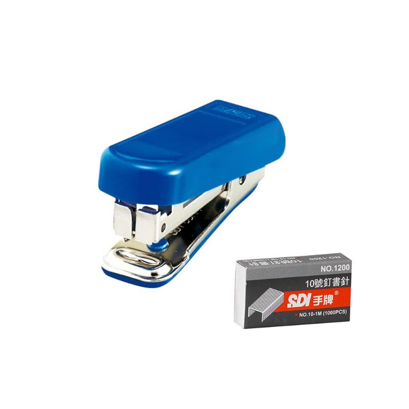 手牌SDI 1110CA-X 十號迷你訂書機(附針)-藍 墊腳石購物網