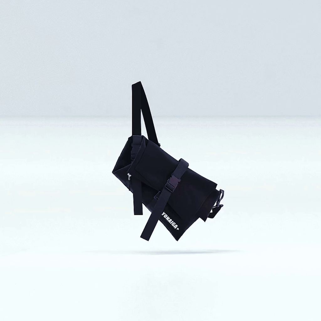 23新款 T.YONAIGA+原創設計INS潮牌酷機能單肩斜挎包胸包男女尼龍小腰包包143814