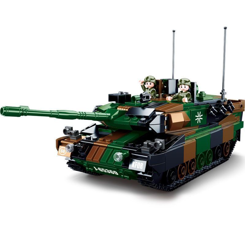現貨 高還原軍事積木玩具兼容樂高軍事系列坦克模型豹2A5輕型主戰坦克履帶式6歲拼裝玩具武器槍坦克飛機積木