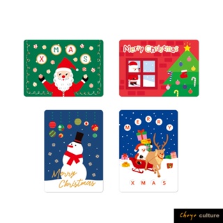 珠友 耶誕洞洞卡/祝福感謝賀卡/萬用創意特殊造型卡/聖誕節慶卡片 XS-70011