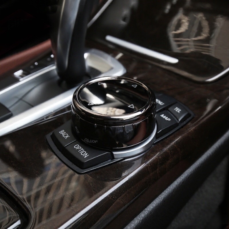 BMW 第三代  陶瓷黑多媒體 仿陶瓷透光設計 水晶按鈕 大旋鈕 中控改装 F30 F10 F11 3系5系 X3 X5