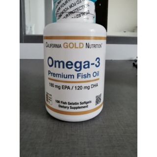 (現貨）California Gold Nutrition Omega-3 100顆軟膠囊魚油