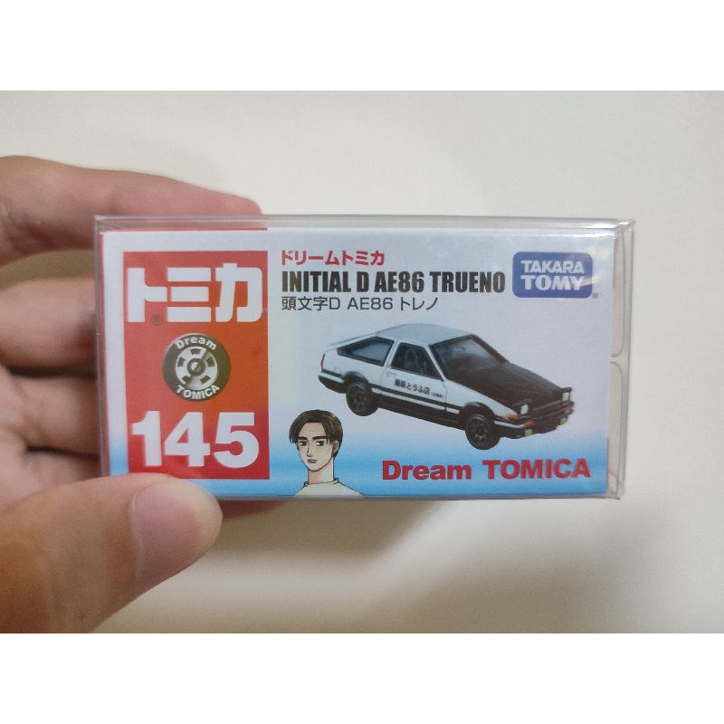 「玉米玩具」Tomica 頭文字D 藤原拓海 藤原豆腐店 AE86  編號145 一般日版 附膠盒