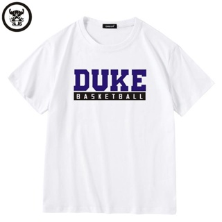 寬松籃球運動T恤 duke美國杜克大學訓練服短袖 NCAA半袖上衣潮