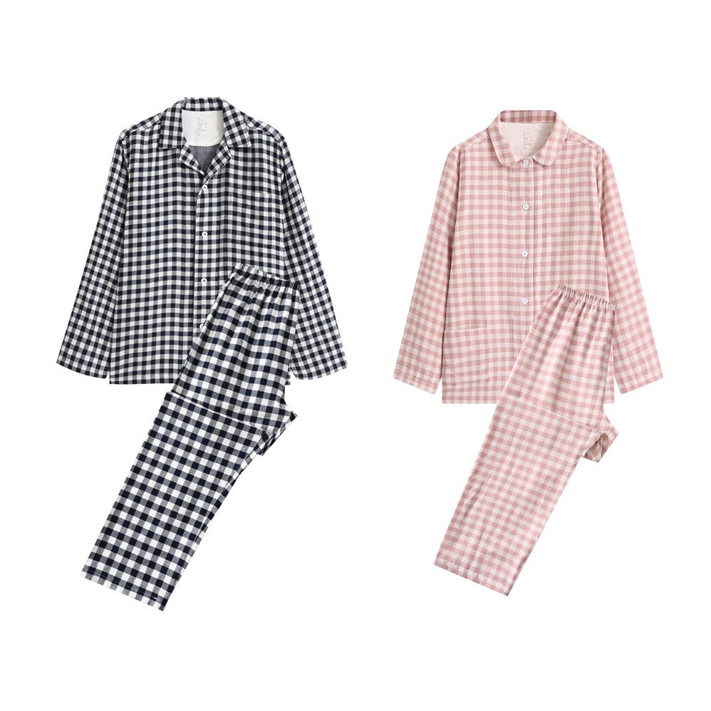 【48hr內出貨免郵】MUJI 無印良品 代購 雙層紗 傢居服 純棉睡衣 傢居服 情侶 秋冬