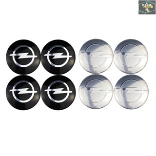 MAR 一套4片 56mm專用於歐寶Opel 汽車車標輪轂中心蓋貼標 鋁合金改裝輪轂蓋貼紙裝飾標貼