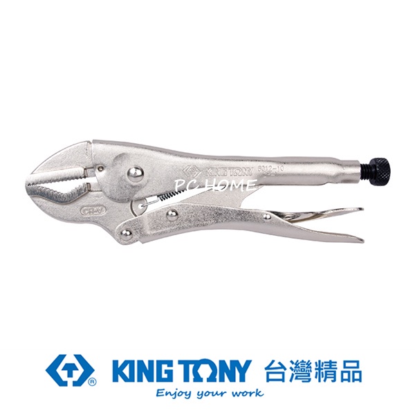 KING TONY 專業級工具 弧爪型萬能鉗 9" KT6012-10N