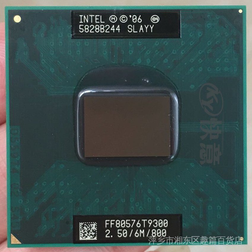 ✧Intel Core 2 Duo T9300 cpu 筆記本電腦處理器 PGA 478 cpu 1