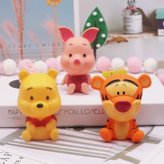 🎈Party store🎈🎈小熊維尼蛋糕裝飾擺件可愛卡通公仔跳跳虎皮傑豬兒童生日烘焙配件