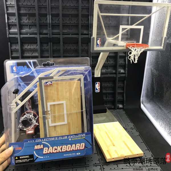 麥克法蘭nba籃球架 模型擺件配搭人偶籃球場NBA球星專用投籃球框
