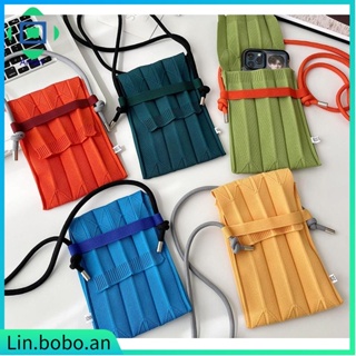 Ladies Cell Phone Bag Shoulder Bag Soft Knit Messenger Bag B