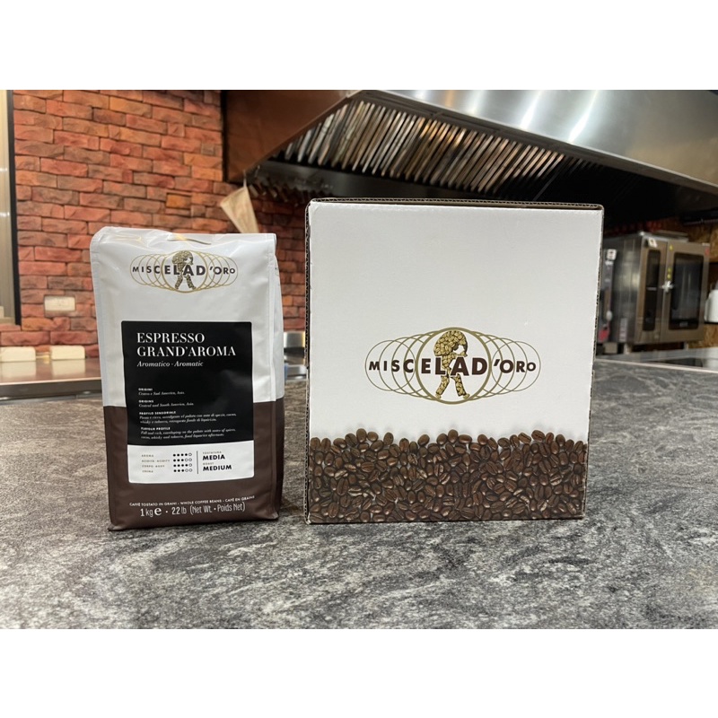 蜜思雀拉 Miscela D′Oro 義大利進口咖啡豆 Grand Aroma 醇香咖啡豆 6包/箱