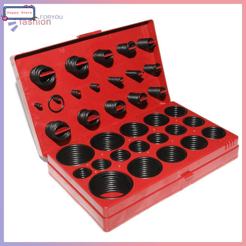 Car Assorted O Ring Rubber Seal Assortment Set Kit Garage Pl