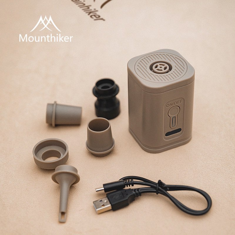 Mountainhiker 新品微電池氣泵戶外露營便攜式氣墊充氣抽氣泵 充氣機 戶外抽氣 露營用品  充電抽氣泵 氣墊床