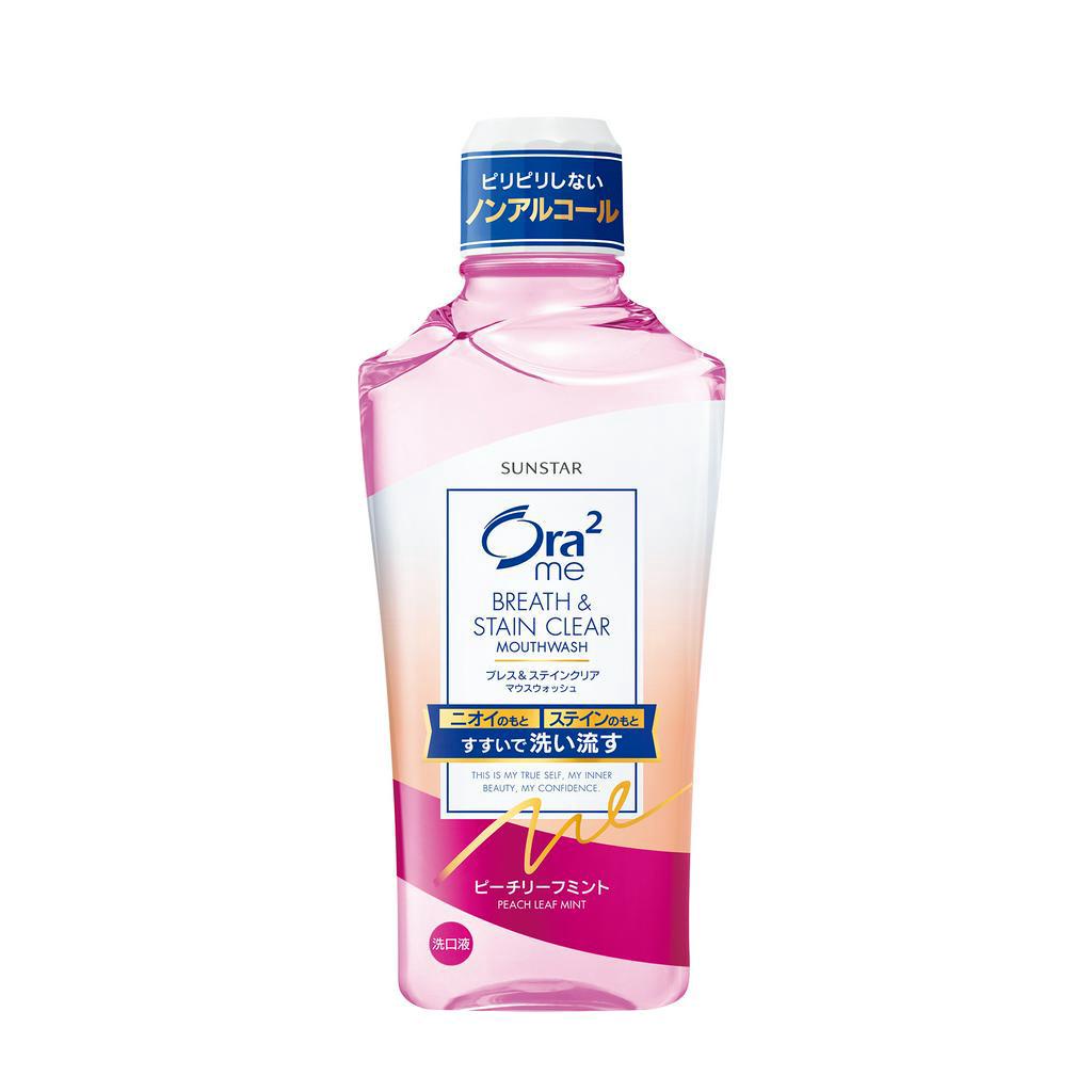 Ora2 me淨白清新漱口水-蜜桃薄荷460ml【Tomod's特美事】