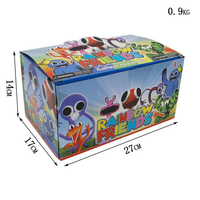 彩虹朋友塑料玩具夥伴手辦盲盒袋roblox全套塑料卡片玩具rianbow BY1Q