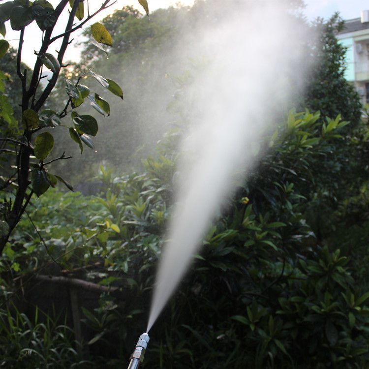 農用電動噴霧器高壓噴頭園藝除塵加濕打藥可調遠近噴霧果樹園林