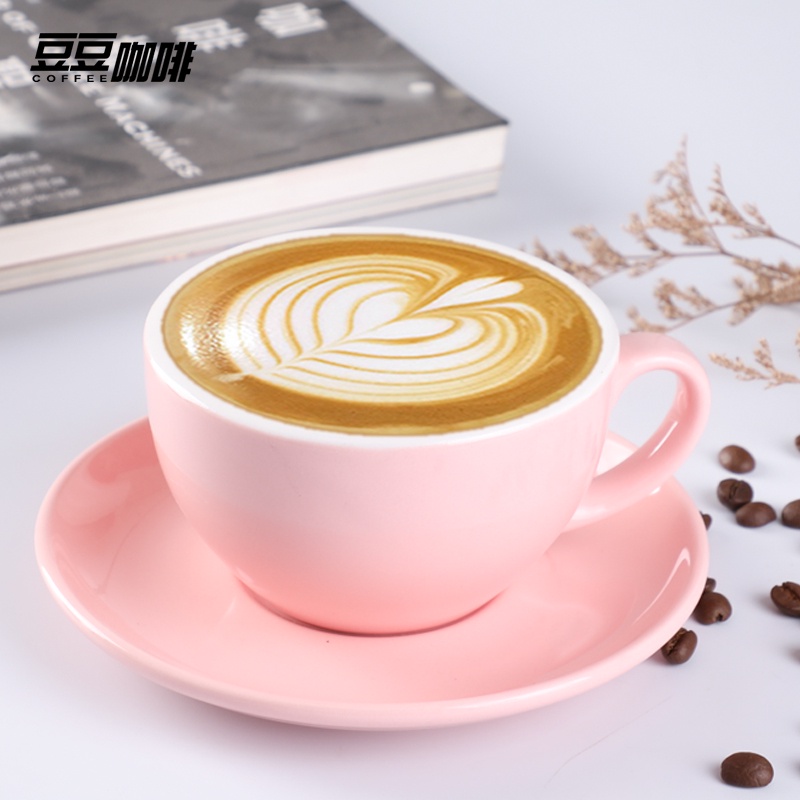 意式 卡布奇諾 拿鐵 咖啡杯 陶瓷 咖啡杯 經典 優雅 230 300ml 陶瓷咖啡杯 意式咖啡