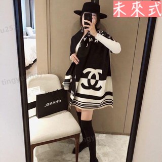 A⭐【新款熱賣】鞦鼕新款小香字母圍巾時尚歐美大牌保暖仿羊絨圍脖15