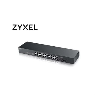 ZYXEL 合勤科技 GS1100-24 v3 無網管giga交換器 19吋 2組SFP RJ-45 無風扇設計 交換器