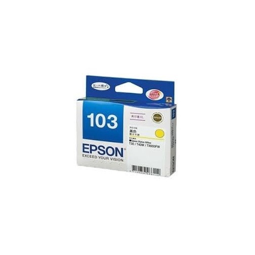 EPSON C13T103450 黃色 103 高容量 XL 墨水匣 T103450 T40W/T1100/TX550W