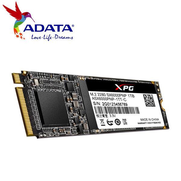 威剛 ADATA XPG SX6000Pro 256GB/512GB/1TB M.2 2280 PCIe SSD固態硬碟