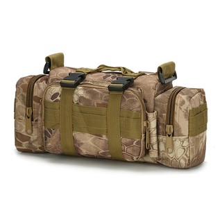 樂居專屬 Tactical Waist Bag 運動戶外釣魚防水腰包 相機迷彩戰術腰包 MA4V