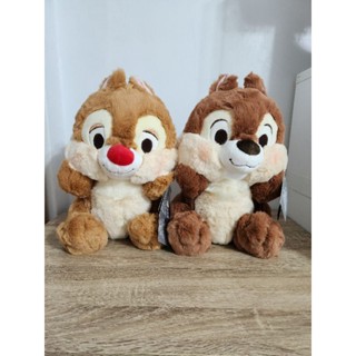 正版 上海 迪士尼 Disney 奇奇 蒂蒂 花栗鼠 鼓臉 坐姿 玩偶 可愛 毛絨 公仔 娃娃 生日 交換 禮物