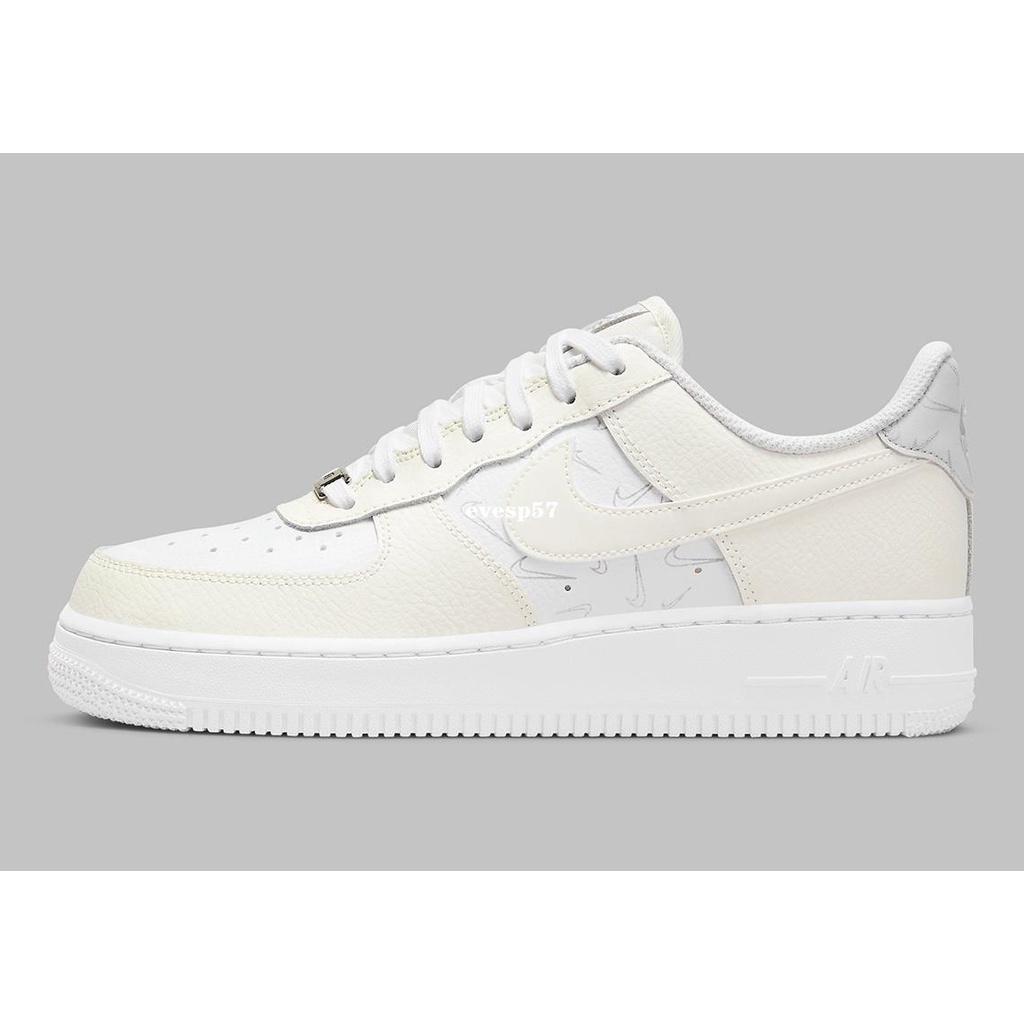 Nike Air Force 1 AF1 夜幕 星辰 奶油白珠光 經典百搭板鞋DR7857100