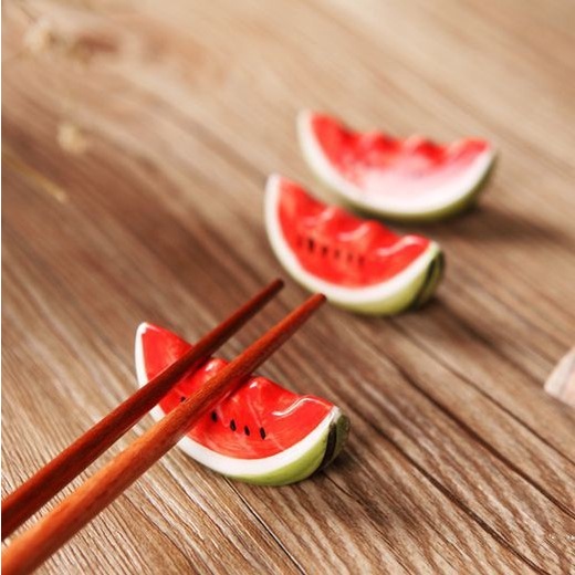 日本 蔬菜水果筷子架 筷托 日本餐具廚房創意 廚具番茄西瓜西紅柿