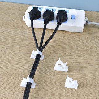 【臺灣熱銷】粘貼線卡扣自粘免打孔 插座線電線固定器理線器 線卡子插排線空調線 優選鋪
