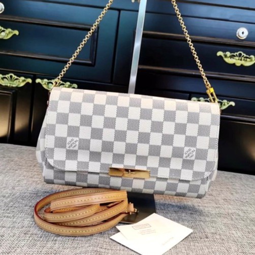 Sold Out Louis Vuitton Damier Ebene Favorite Mm N41129 Rm0