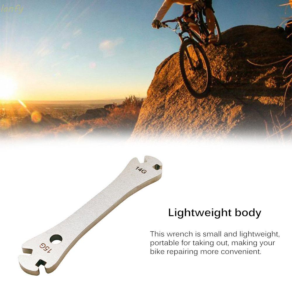 Portable Bicycle Spoke Wrench Stainless Steel Wrench Rim Whe