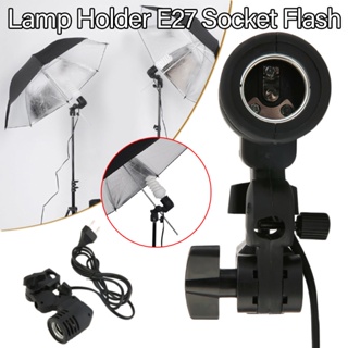 Lamp Holder E27 Socket Flash Photo Lighting Bulb Holder For