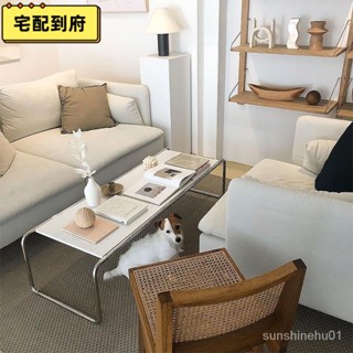 現貨/免運 不銹鋼茶幾 客廳茶几 北歐極簡設計師 中古不銹鋼茶幾 拉齊奧茶幾 咖啡邊幾 矮桌子 方形套幾 邊幾 茶几
