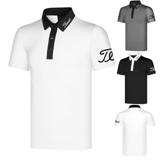 🔥現貨🔥 Titleist 高爾夫服裝男上衣短袖T恤舒適透氣速乾戶外運動golf球衣潮POLO衫吸汗 時尚