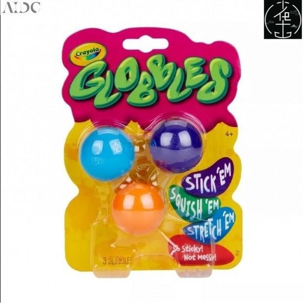 Magic happy sticky ball 3pack globbles vent ball 沾墻球