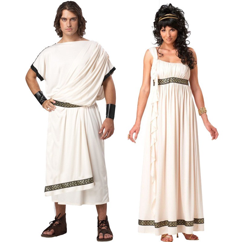 【Cosplay服飾】萬聖節成人服裝 埃及法老豔後服裝王子公主羅馬女古希臘長裙 11UV