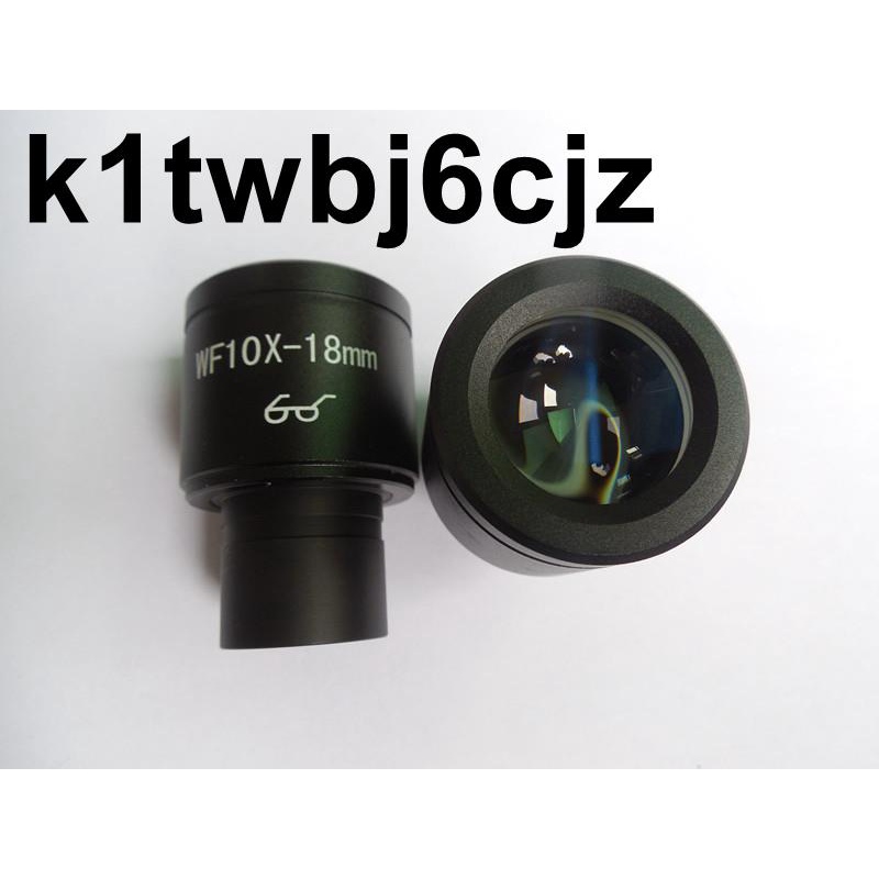 免運費生物顯微鏡WF10X高眼點廣角目鏡(視場18mm,接口23.2mm)顯微鏡目鏡