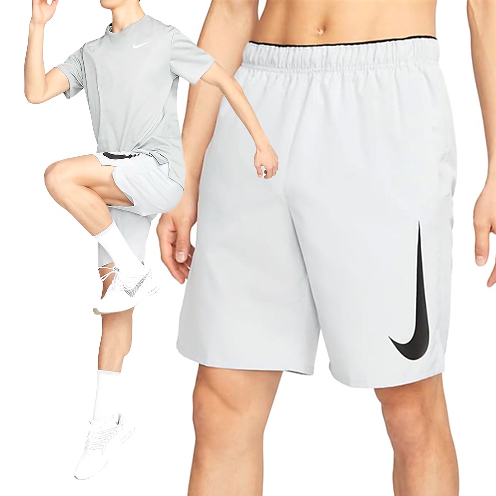 Nike AS M NK DF CHLNGER 9UL SHORT H 男 灰色 速乾 跑步 短褲 DX0905-077
