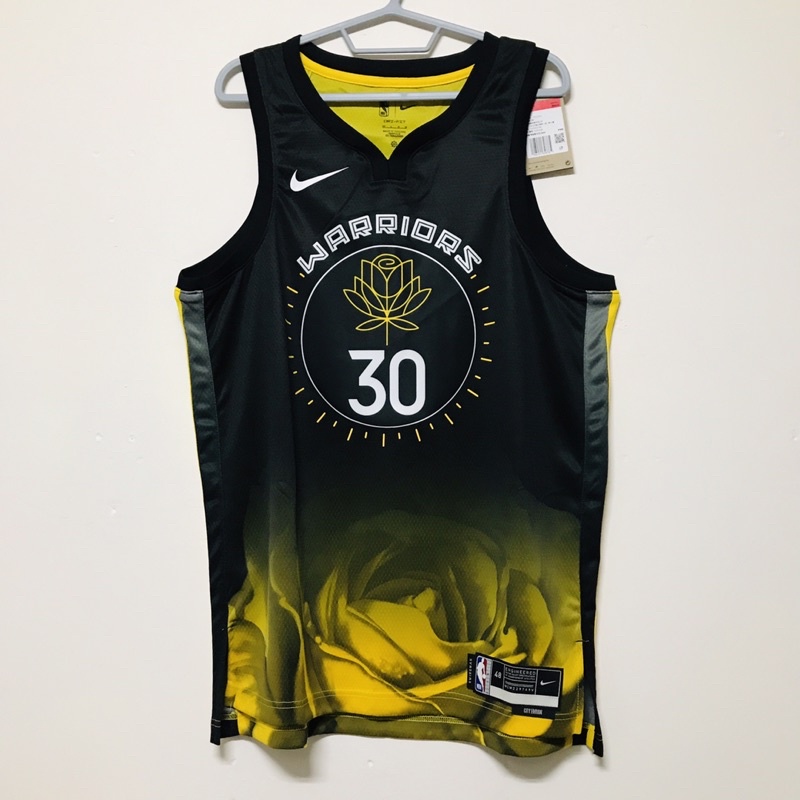 NBA 金州勇士 咖哩 萌神 Stephen Curry 球迷版球衣 城市版 玫瑰 48L 100%全新含吊牌