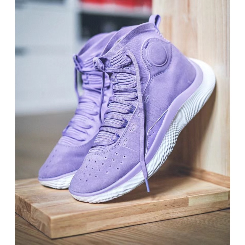 Curry 4 FLOTRO 紫色 總決賽 庫里4代 休閑3024861-500 籃球鞋