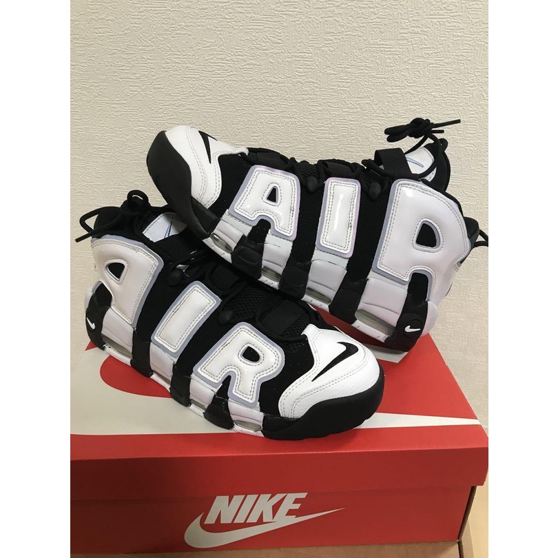 NIKE AIR MORE UPTEMPO 黑白 大AIR DV0819-001 男女鞋