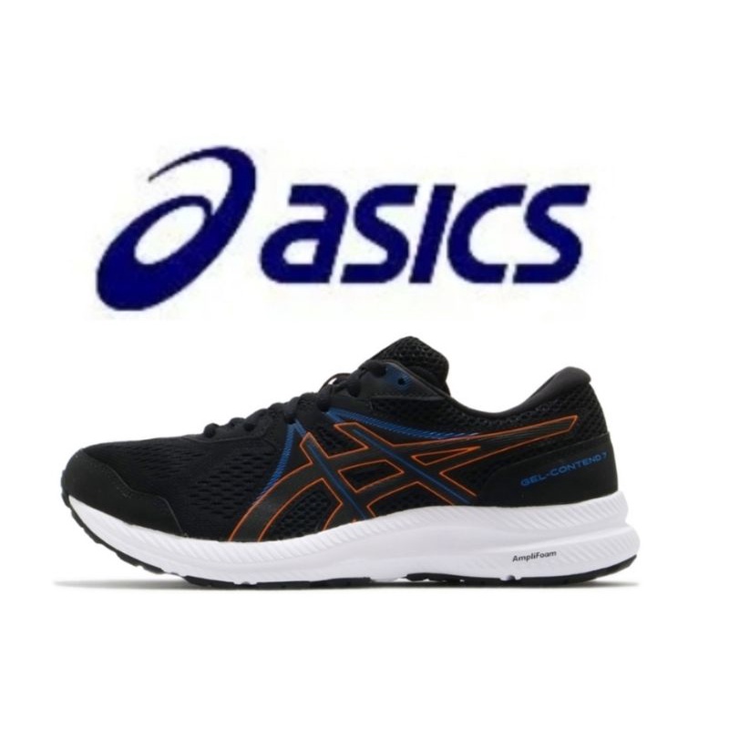 Asics 慢跑鞋 Gel-Contend 7 男鞋 亞瑟士 緩震透氣 亞瑟膠 黑橘 1011B040004